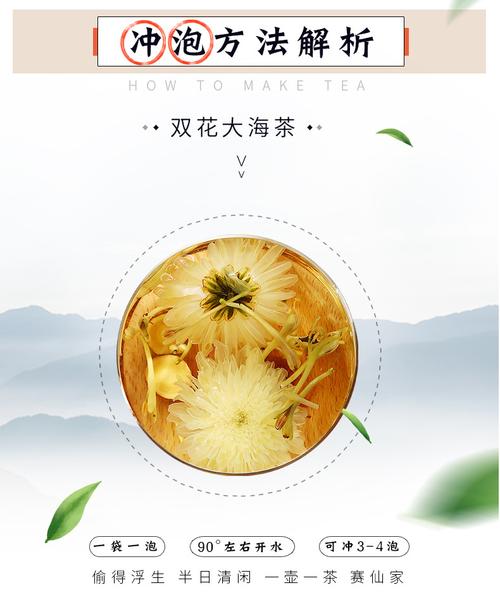 金银花双花大海茶 源厂OEM贴牌，品质与商机的双重选择
